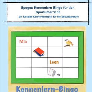 Spoges-Kennenlern-Bingo für den Sportunterricht [Digital]