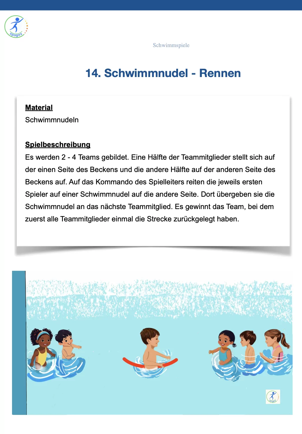 14 Schwimmspiele für den Schwimmunterricht [Digital] – Bild 2