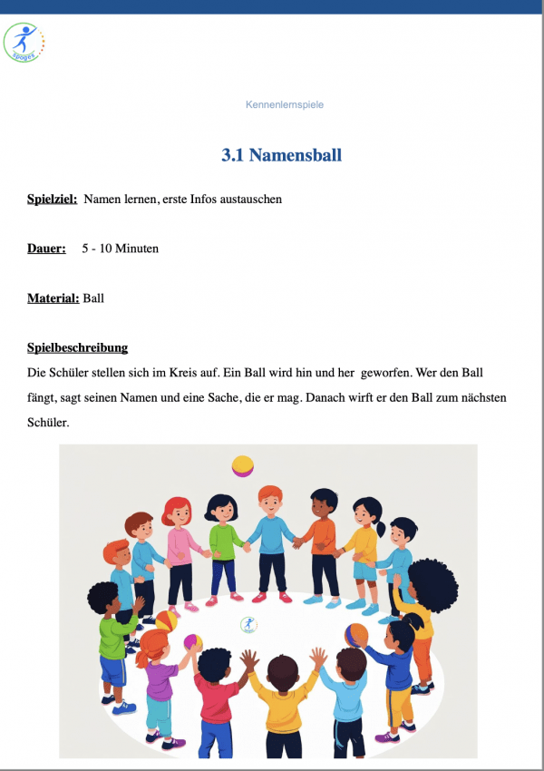 20 Kennenlernspiele für Sporthalle, Schulhof und Klassenzimmer [Digital] – Bild 3