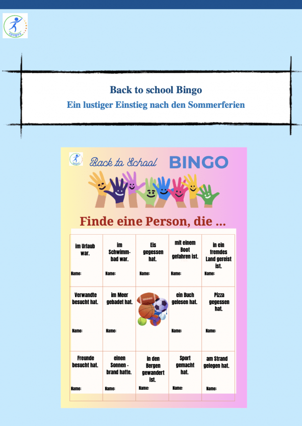 Bingo: Back to school [Digital]