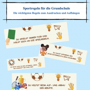 Sportregeln für die Grundschule [Digital]