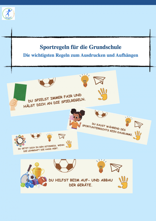 Sportregeln für die Grundschule [Digital]
