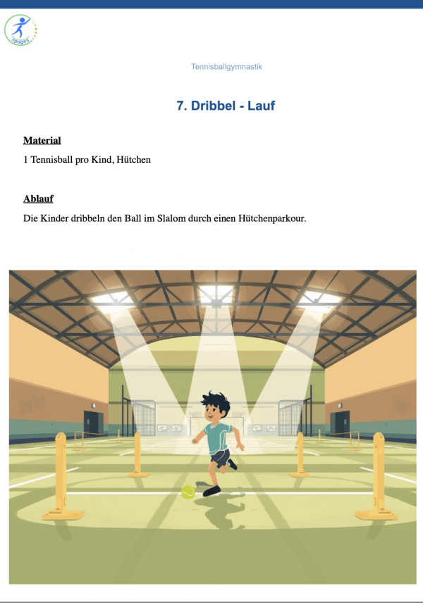 15 Übungen mit Tennisbällen für den Sportunterricht [Digital] – Bild 3