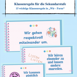 Klassenregeln für die Sekundarstufe [Digital]