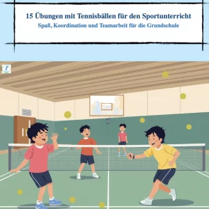 15 Übungen mit Tennisbällen für den Sportunterricht [Digital]